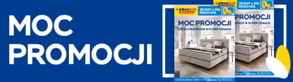 Łóżka i materace w supercenach w najnowszej gazetce Abra Meble! Wybierz, oszczędzaj i śpij spokojnie!